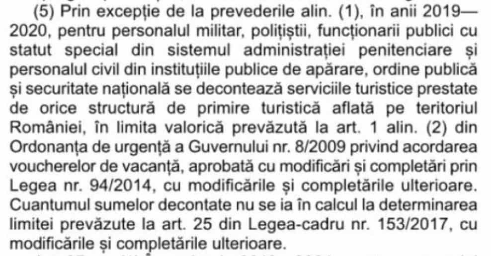 Art. 36 decontarea cheltuielilor de vacanta