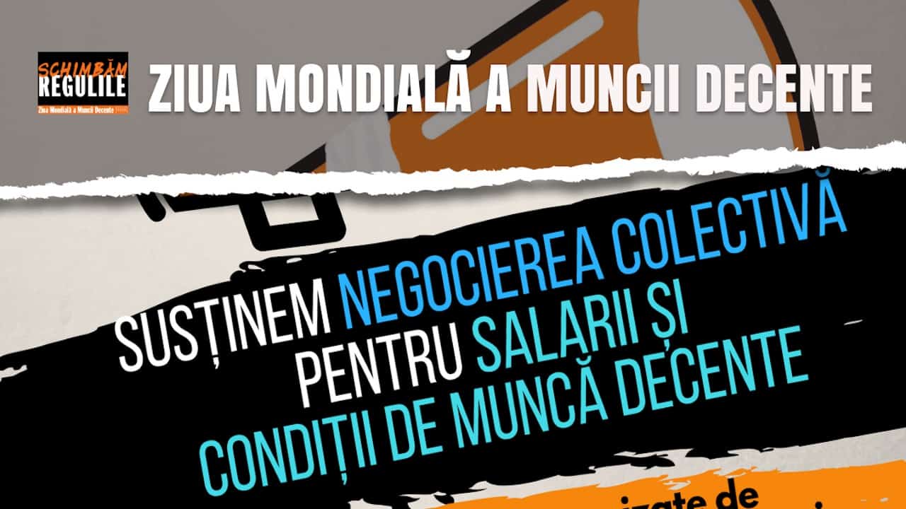 7 octombrie, Ziua Internațională a Muncii Decente