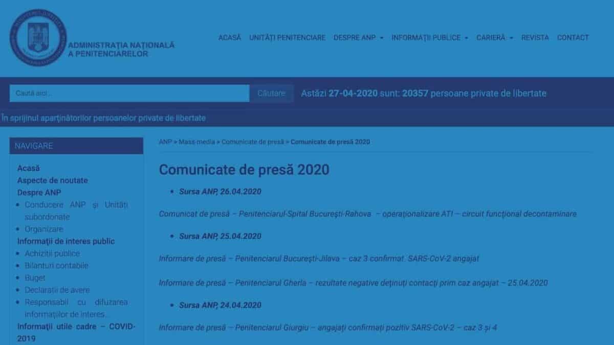ANP, măsuri privind protejarea personalului la Penitenciarul - Spital București - Rahova
