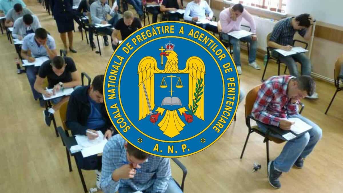 Graficul privind admiterea la Școala de Agenți de Penitenciare, pe site-ul ANP