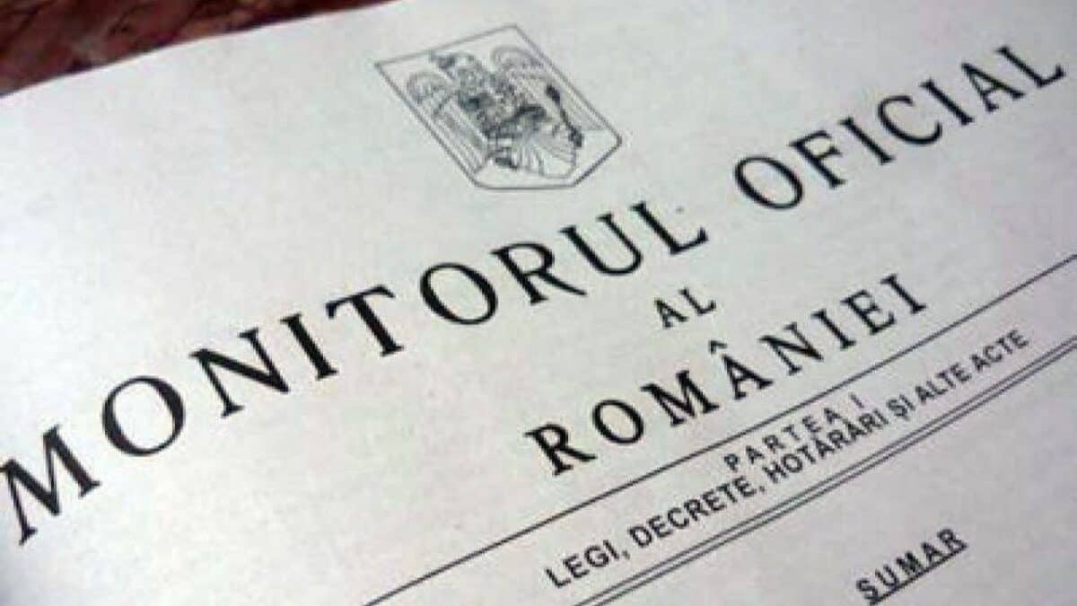 Decizia privind organizarea probelor de concurs publicată în Monitorul Oficial
