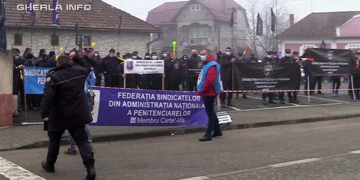 Protest la Penitenciarul Gherla
