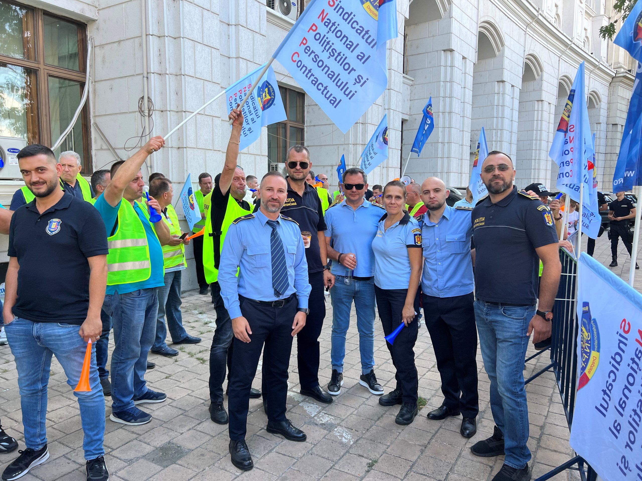 A treia zi de proteste FSANP-SNPPC (penitenciare-poliție). Protestele continuă și săptămâna viitoare.