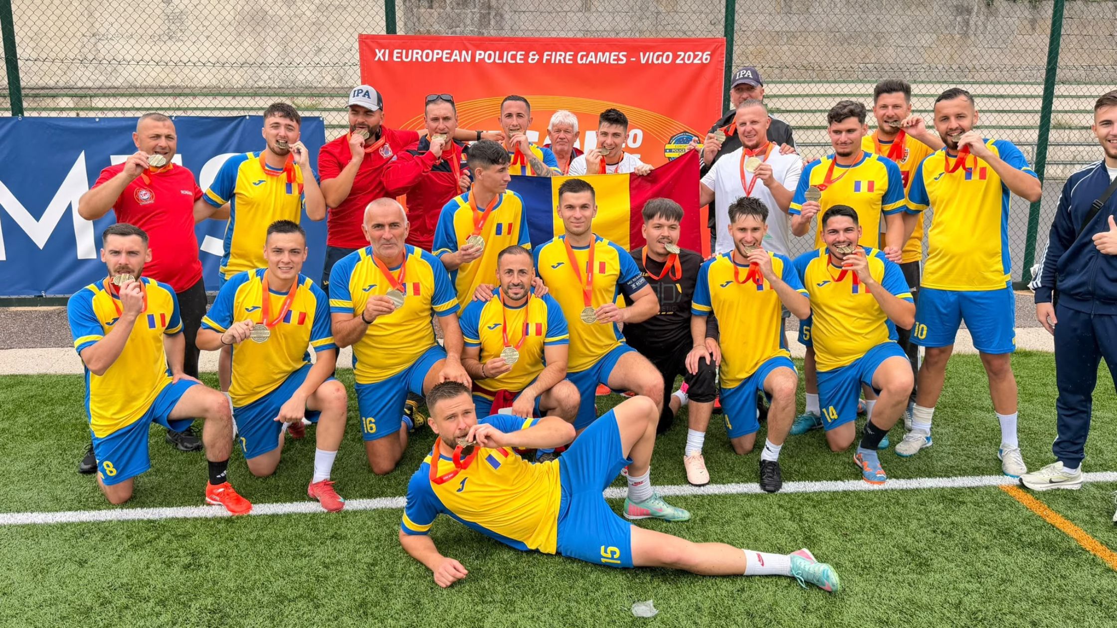 "ANP ROMÂNIA", CAMPIOANĂ EUROPEANĂ LA FOTBAL 7! Ionuț LUPAȘCU și ECHIPA au făcut mândră Poliția Penitenciară.